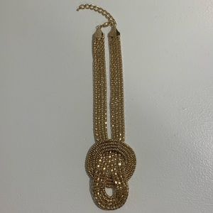 Gold Knot Necklace